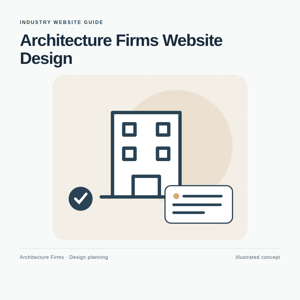 Original Architecture Firms website planning illustration