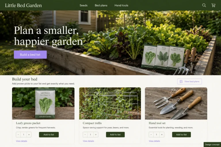 Illustrative Arkansas eCommerce Web Design (AR) concept