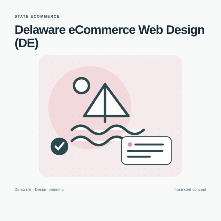Original Delaware website planning illustration