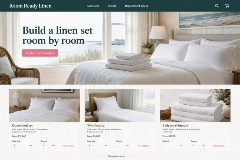 Illustrative Delaware eCommerce Web Design (DE) concept