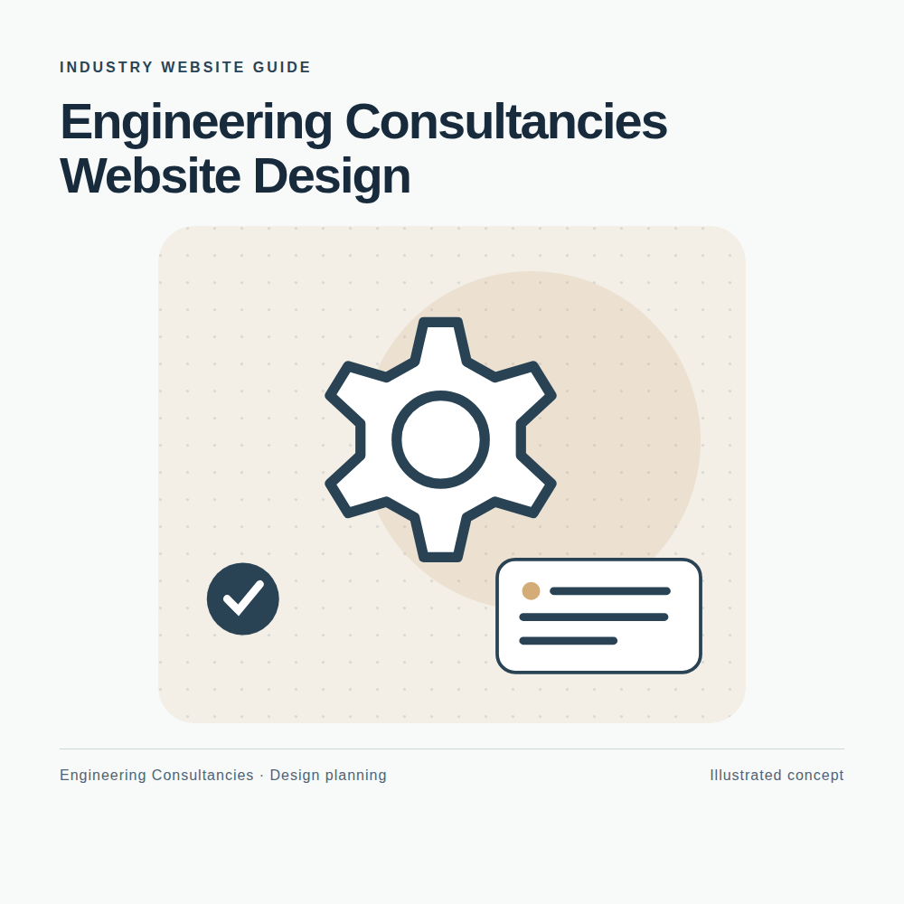 Original Engineering Consultancies website planning illustration