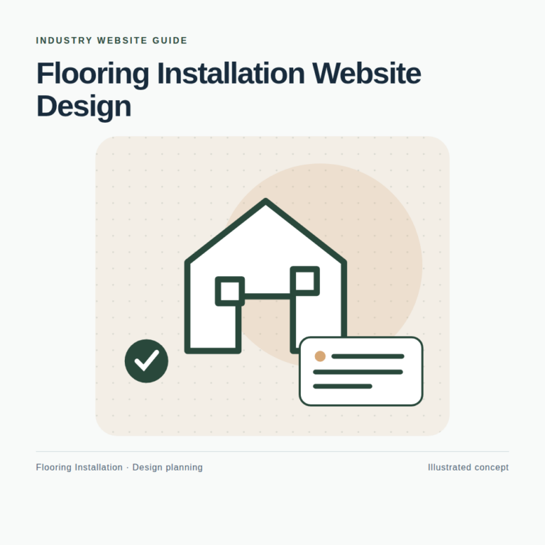 Original Flooring Installation website planning illustration