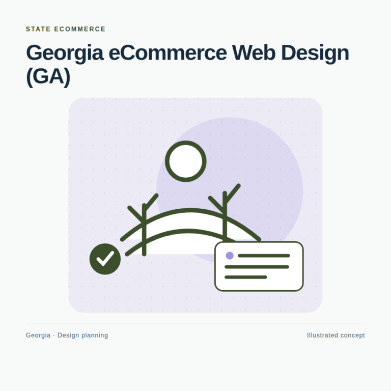 Original Georgia website planning illustration