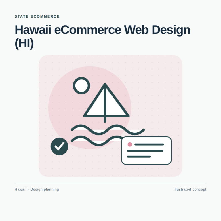 Original Hawaii website planning illustration