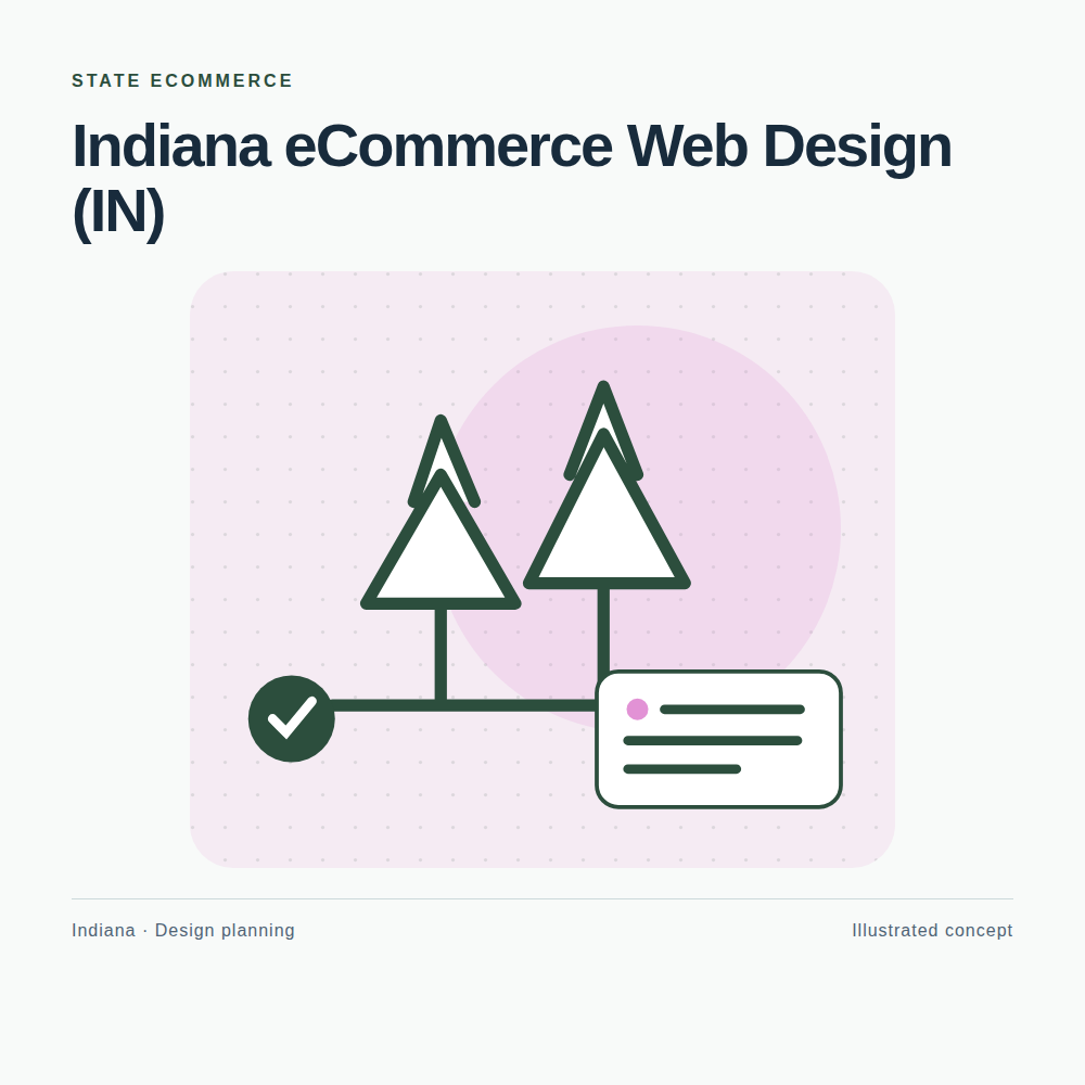 Original Indiana website planning illustration