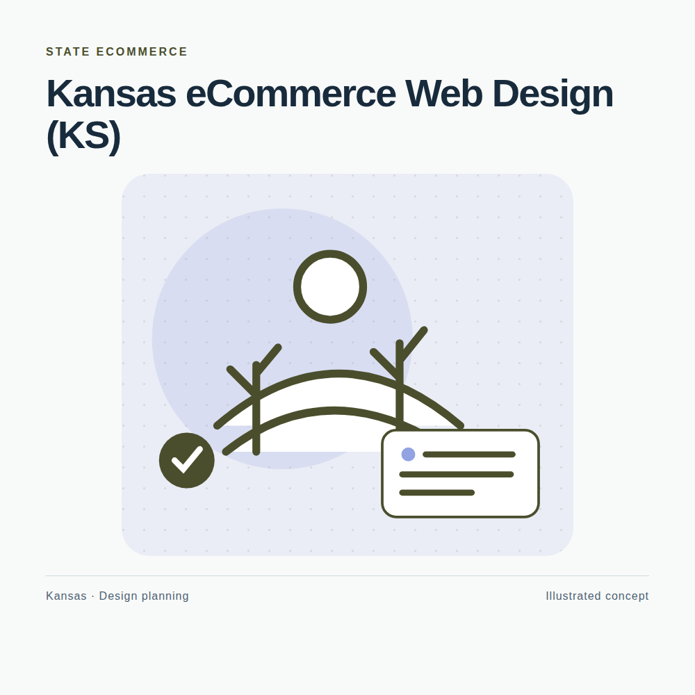 Original Kansas website planning illustration