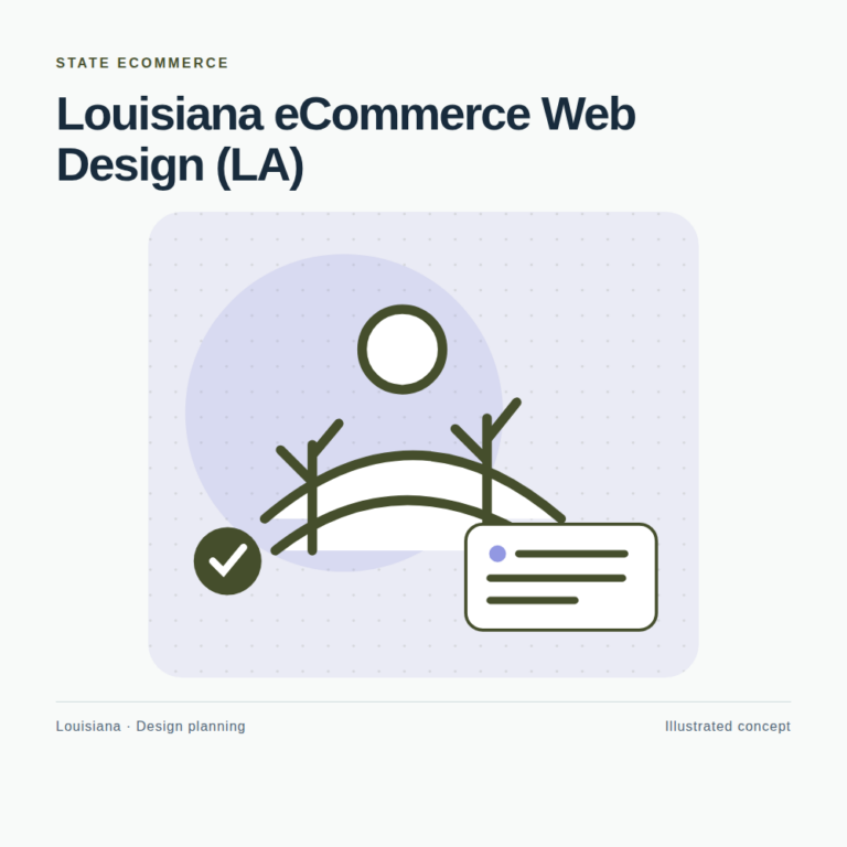 Original Louisiana website planning illustration