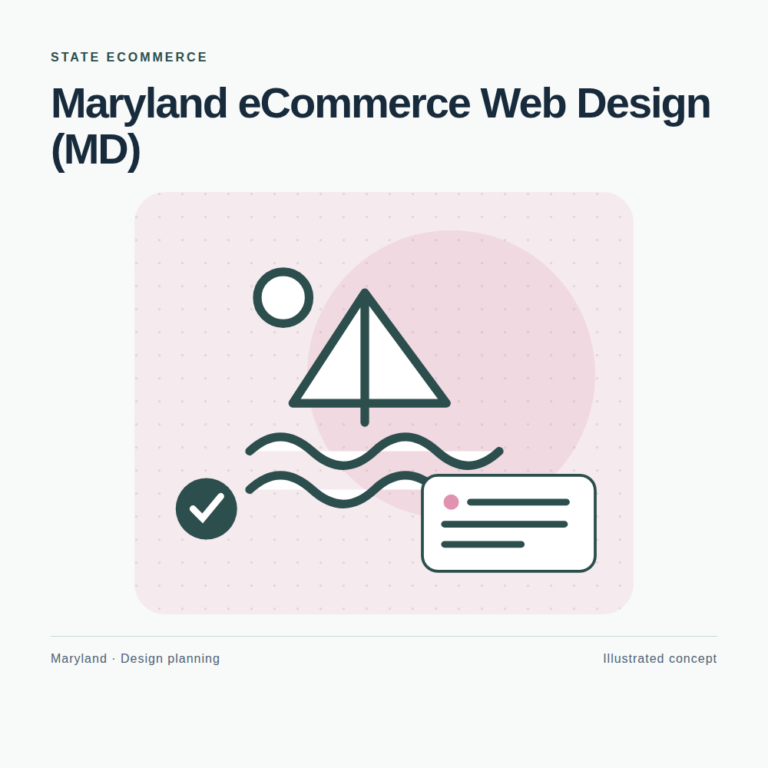 Original Maryland website planning illustration