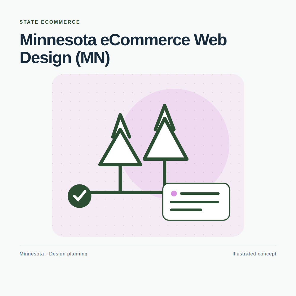 Original Minnesota website planning illustration