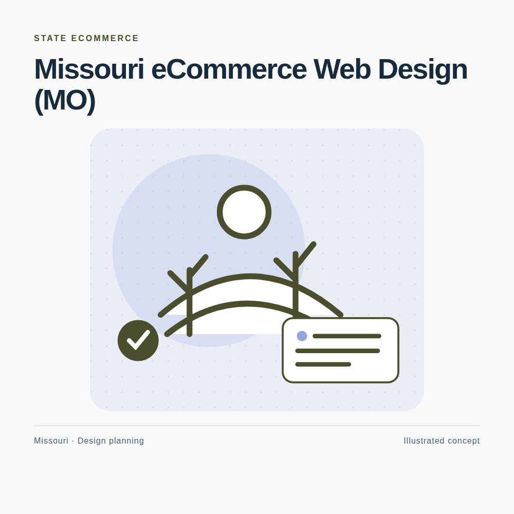 Original Missouri website planning illustration