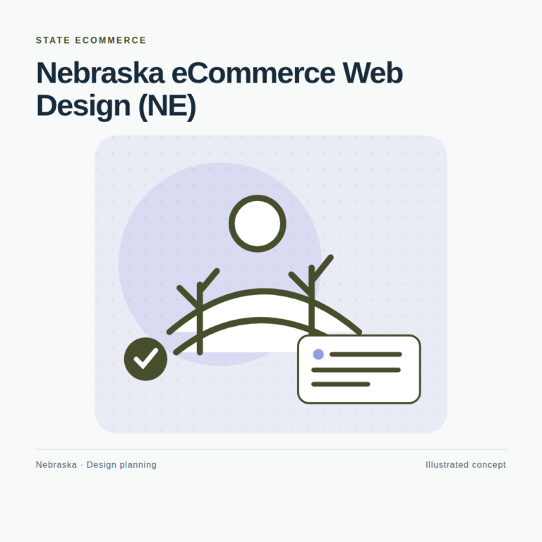 Original Nebraska website planning illustration