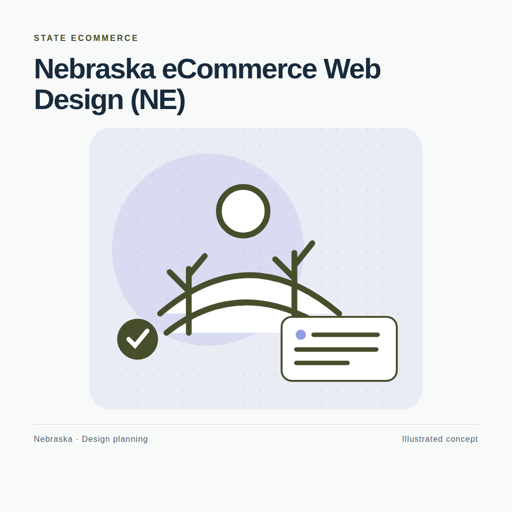 Original Nebraska website planning illustration