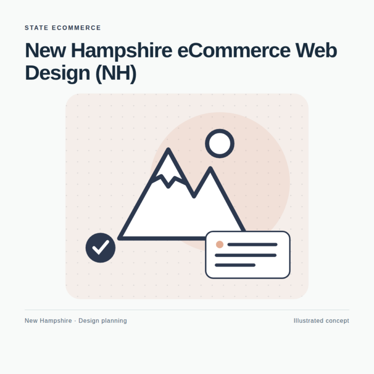 Original New Hampshire website planning illustration