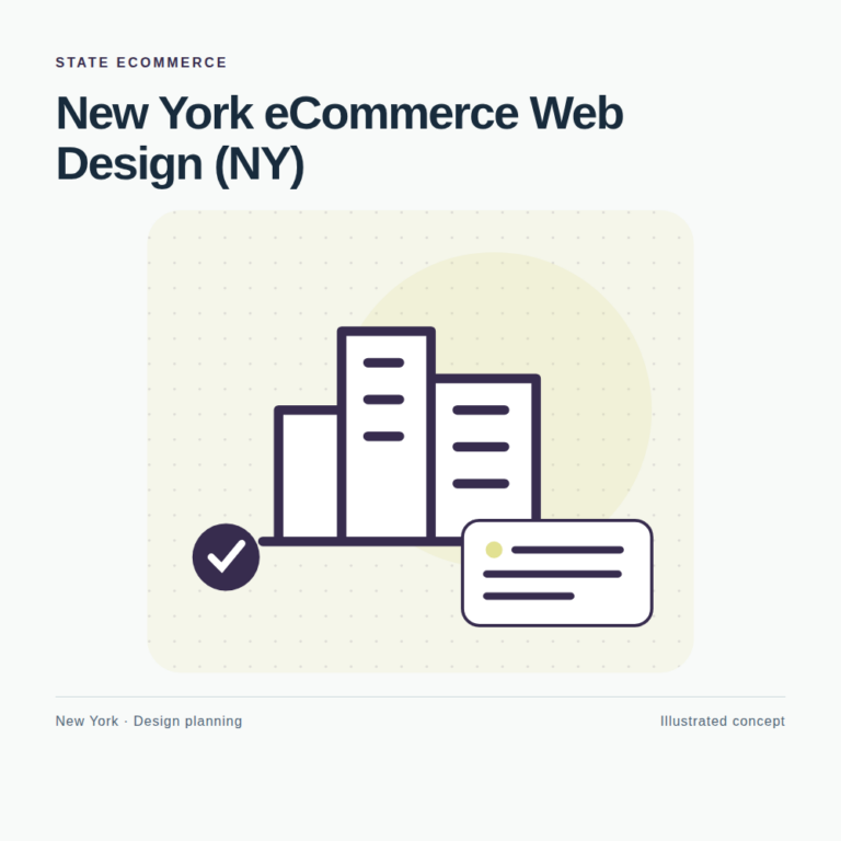 Original New York website planning illustration