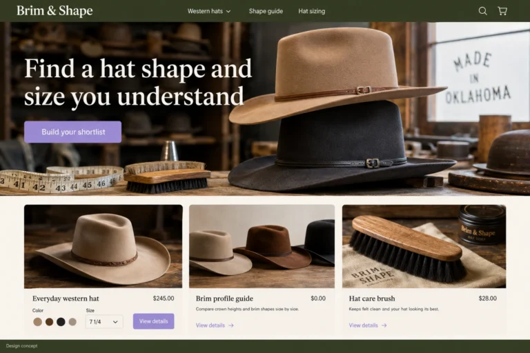 Illustrative Oklahoma eCommerce Web Design (OK) concept