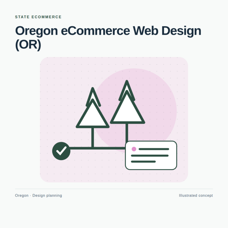 Original Oregon website planning illustration