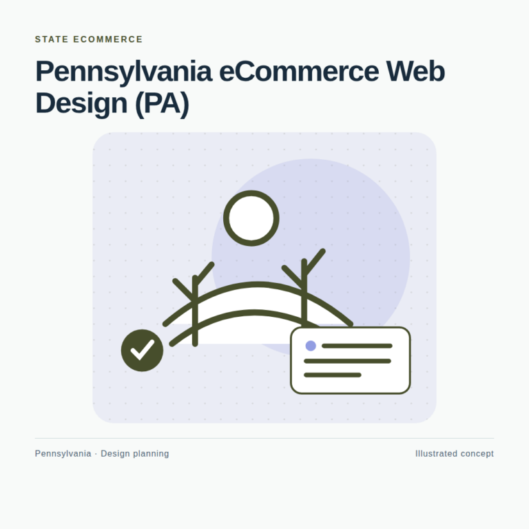 Original Pennsylvania website planning illustration