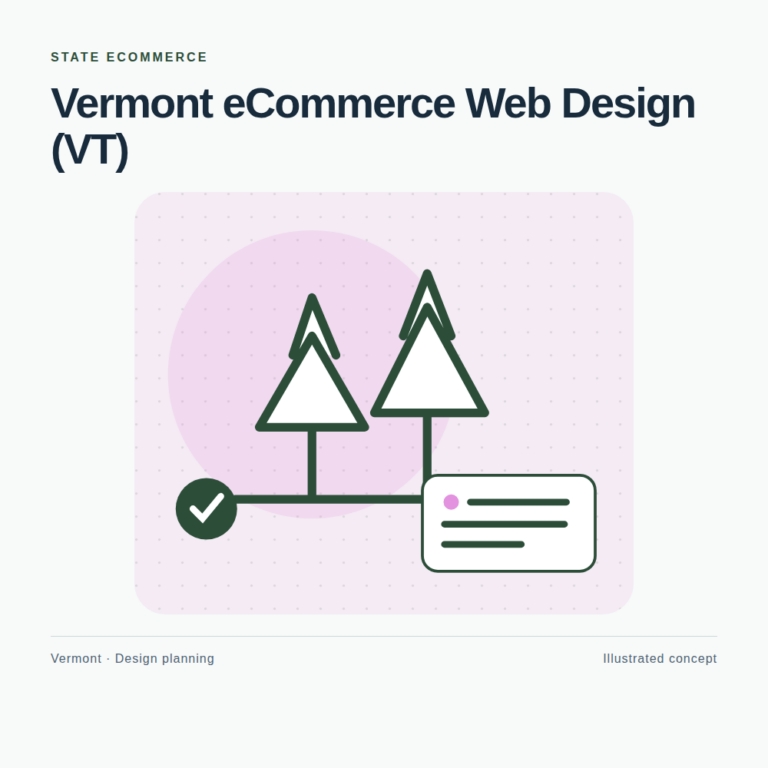 Original Vermont website planning illustration
