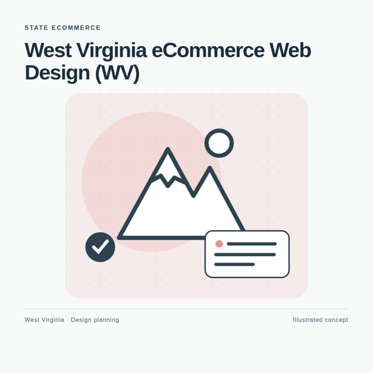 Original West Virginia website planning illustration